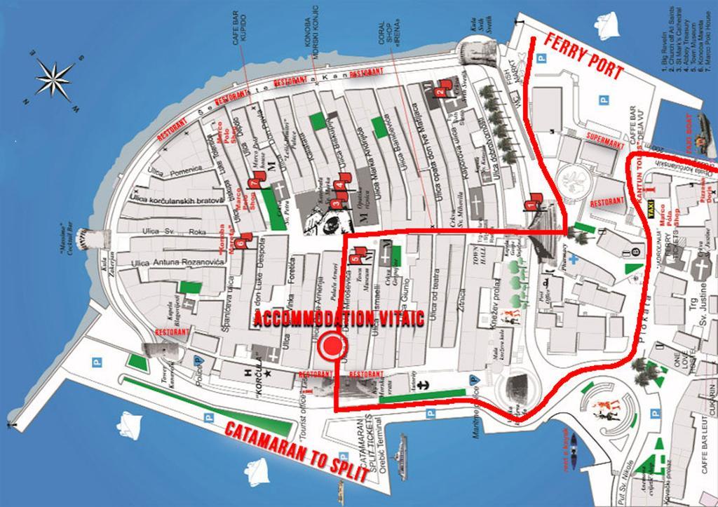 Accommodation Old Town Vitaic Κόρτσουλα Εξωτερικό φωτογραφία